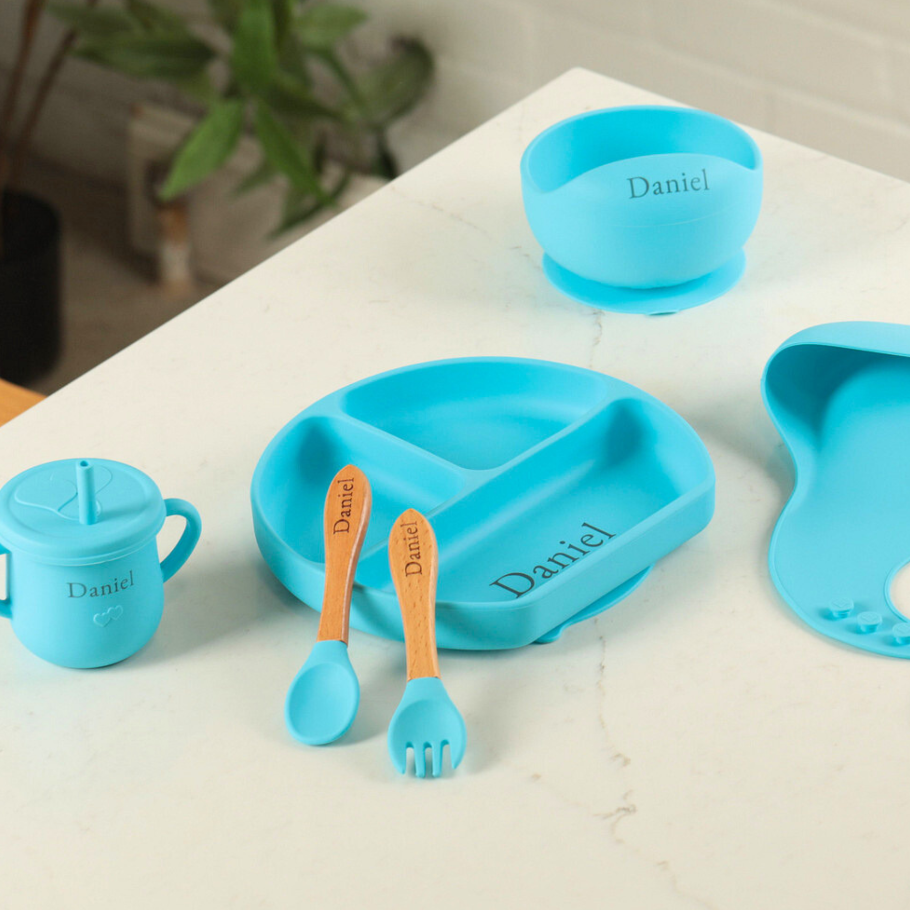 Noah + Nori™ Personalized Baby Feeding Set